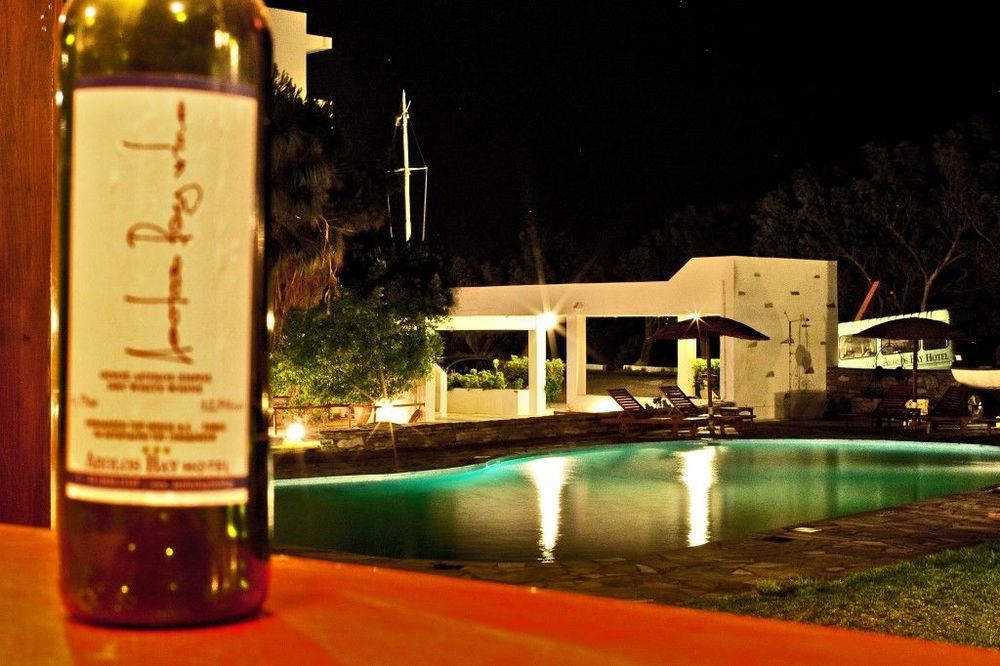 Aeolos Bay Hotel Tinos Restaurant photo